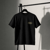 Unisex Terry Oversized Black Tee
