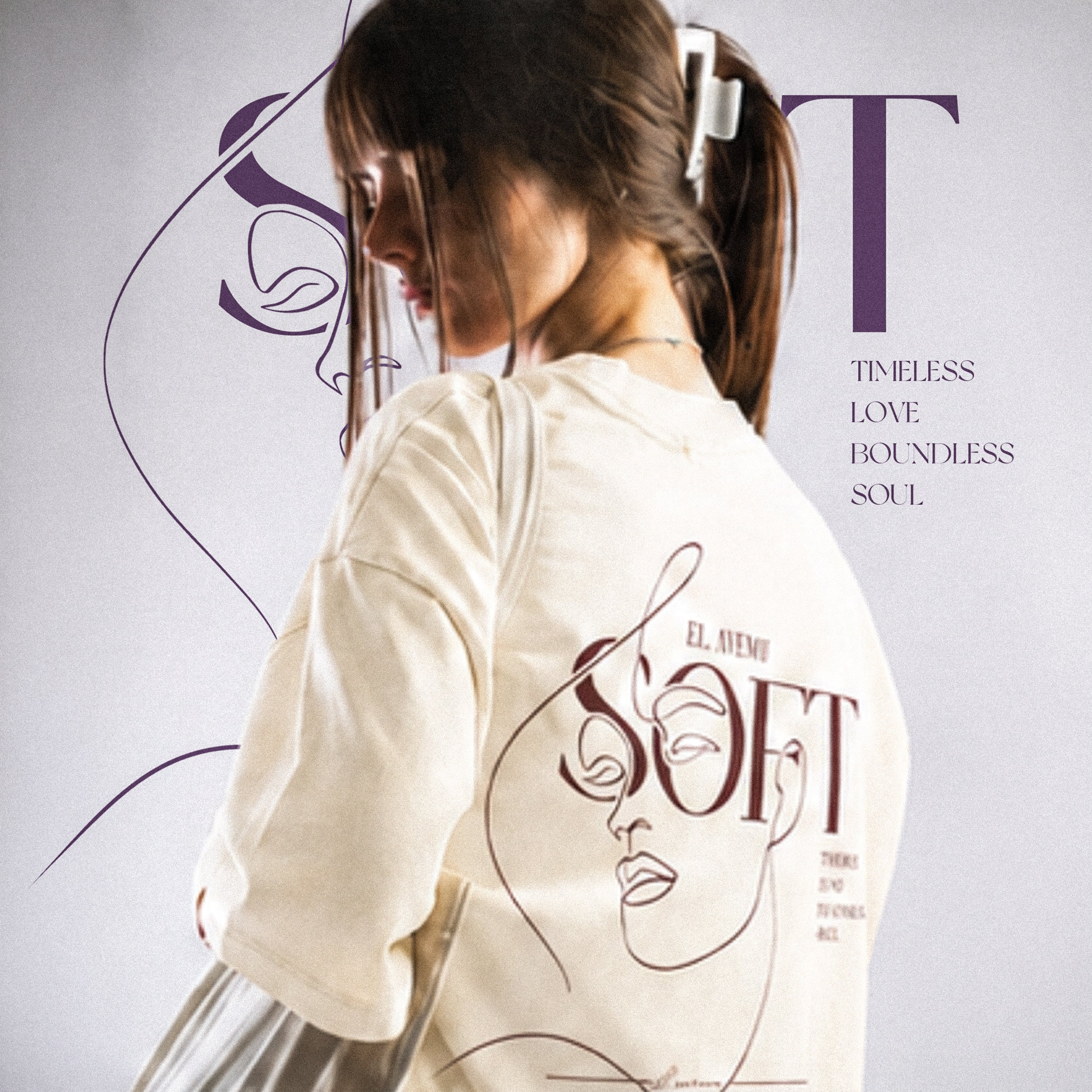 The Soft Palette — Oversized Tee