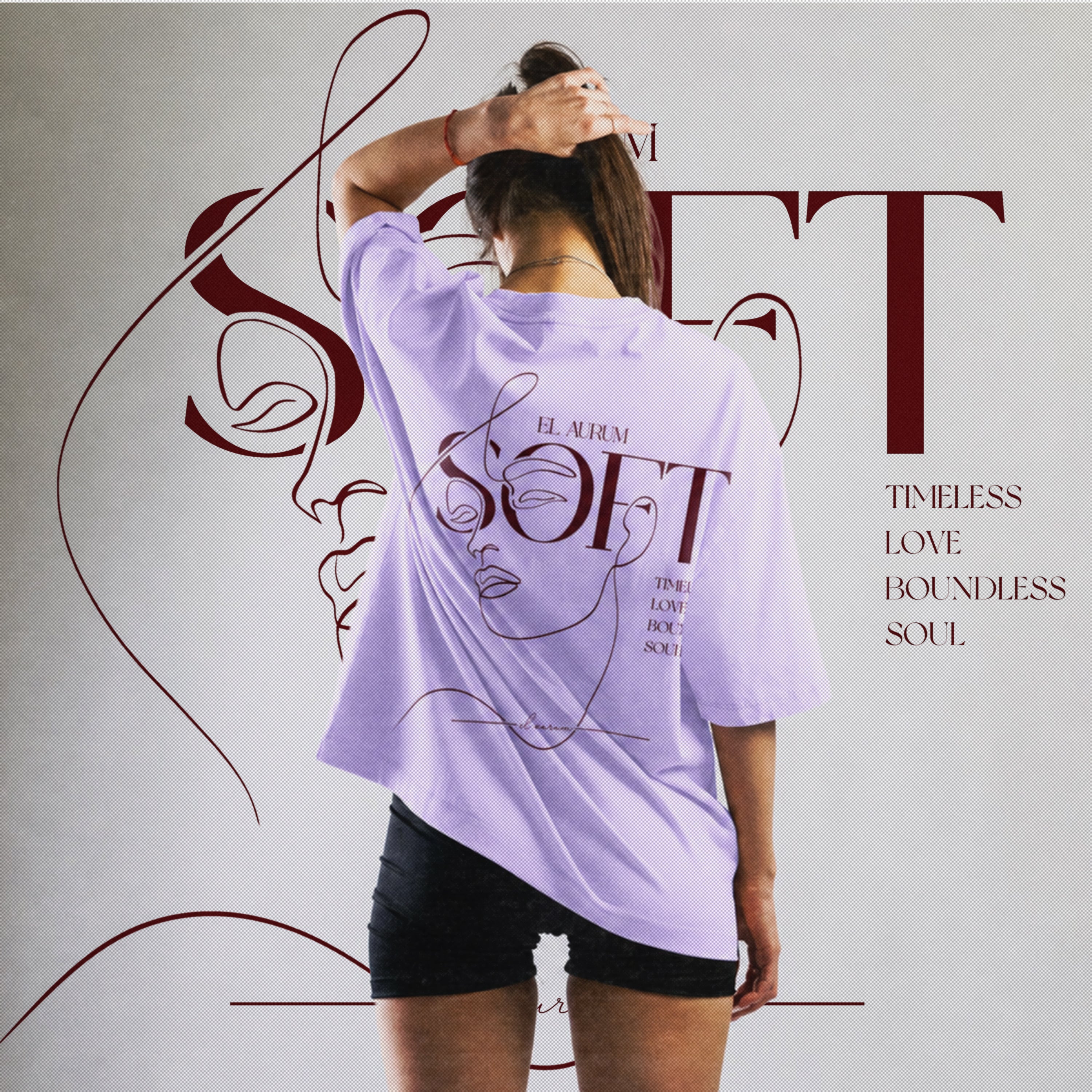 The Soft Palette — Oversized Tee
